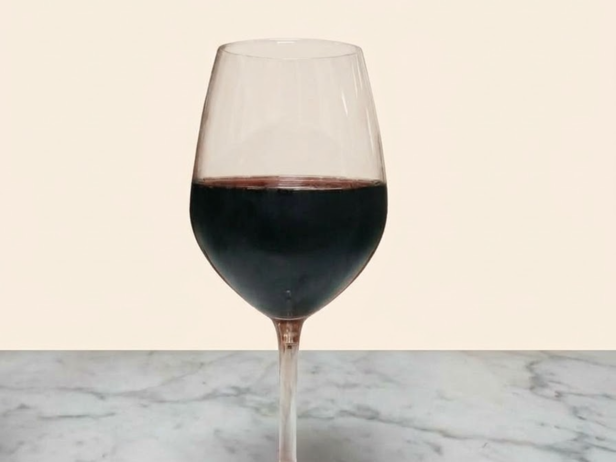 Calice vino rosso della casa